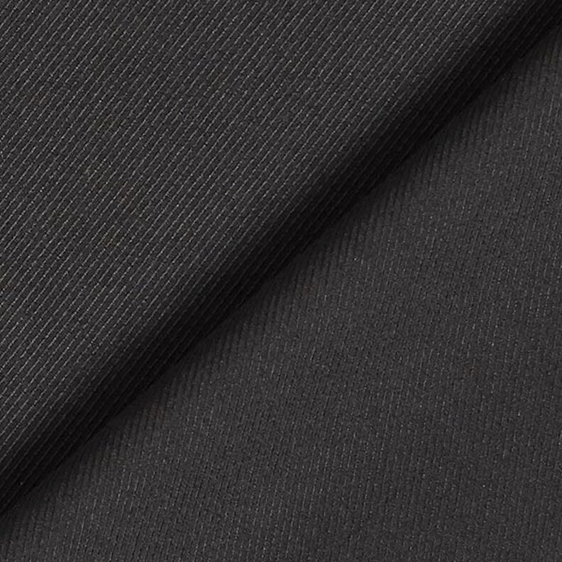 Tela para blusas sarga elástica longitudinalmente – negro,  image number 3