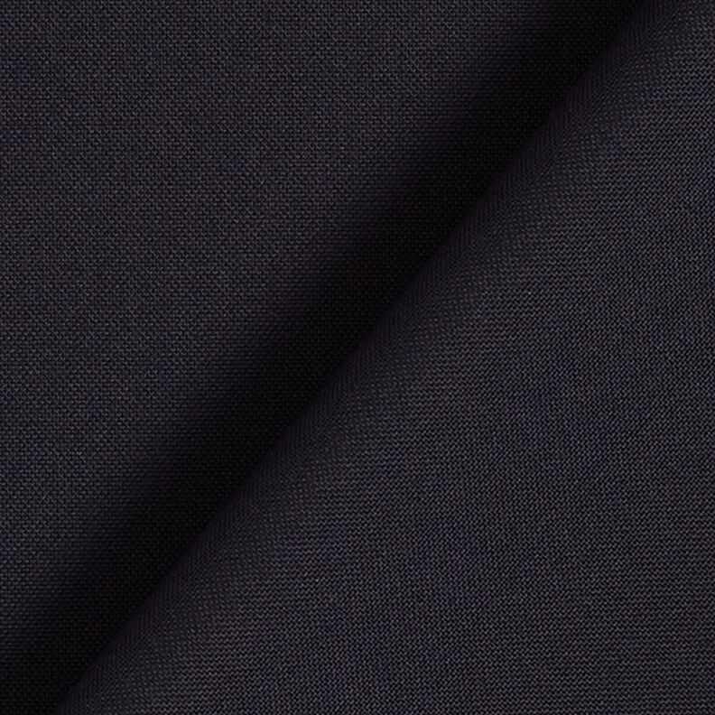 Mezcla de lana virgen lisa – azul negro,  image number 3