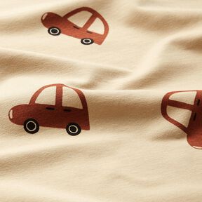 Felpa francesa Grandes coches retro &ndash; crema, 