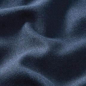 Mezcla de lino y viscosa Uni – azul marino | Retazo 70cm, 