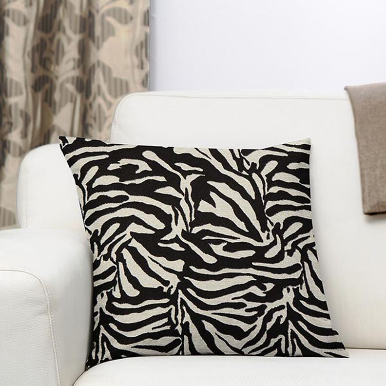 Tapiz Jacquard Zebra – negro/blanco,  image number 5