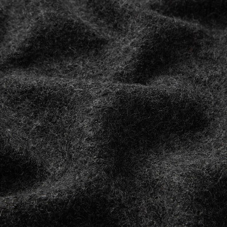 Tejido de punto ligero de mezcla de lana y viscosa – antracito,  image number 2