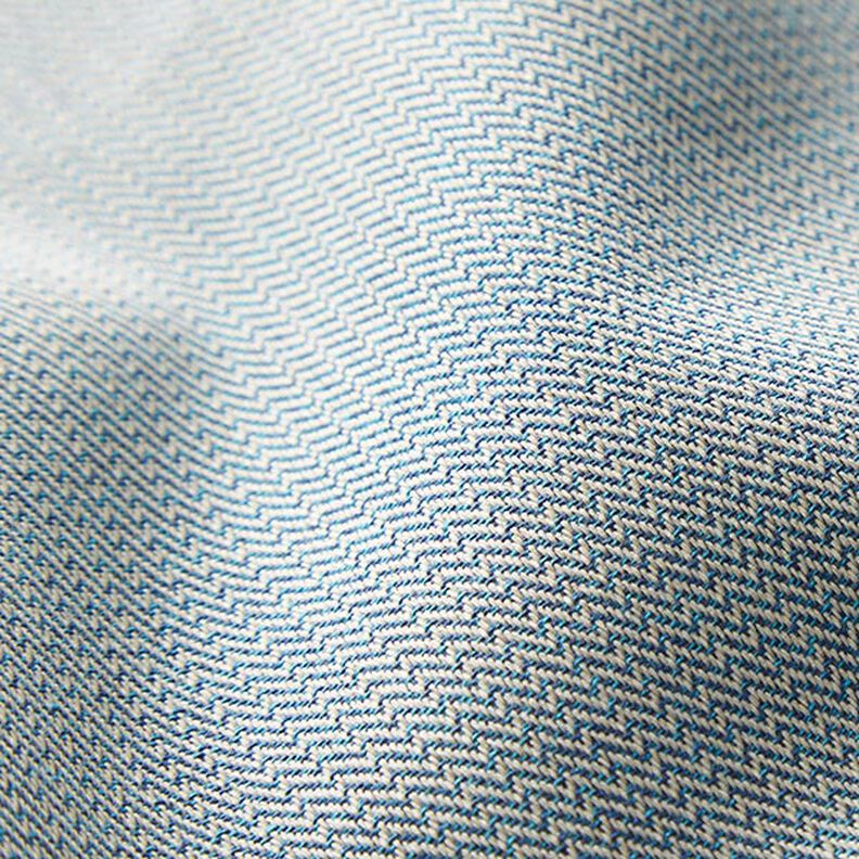 Telas para exteriores Jacquard Pequeño zigzag – azul marino,  image number 3