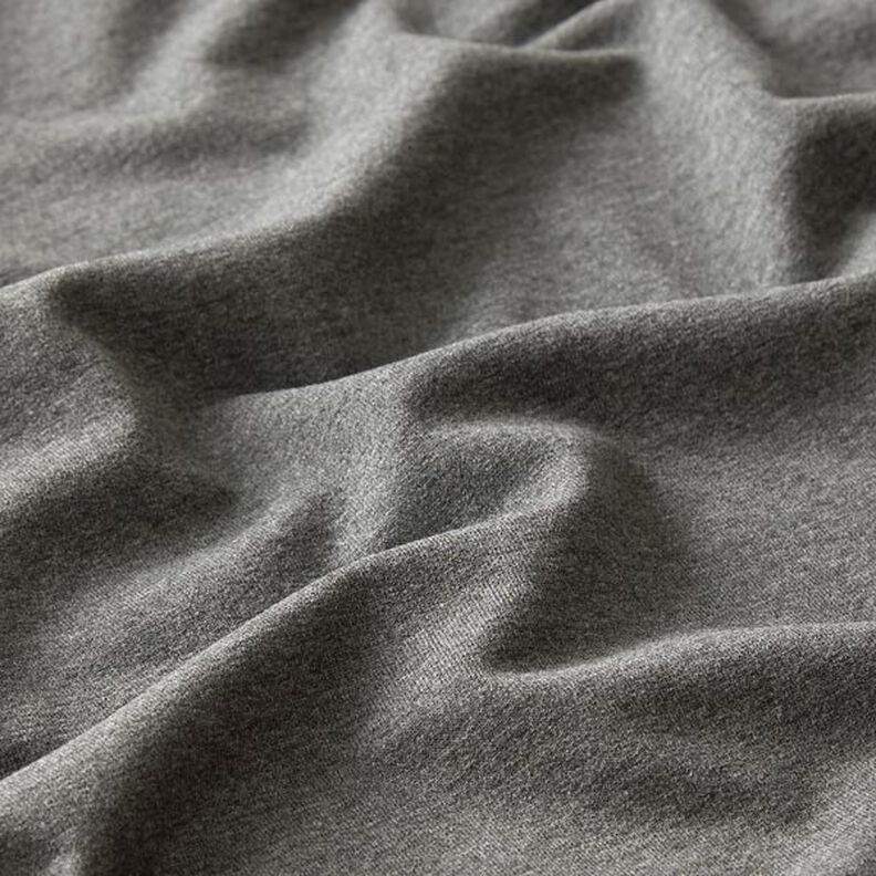 Felpa francesa Melange fina – antracito/gris,  image number 2