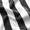 Poliéster satinado rayas verticales anchas – negro/blanco,  thumbnail number 2