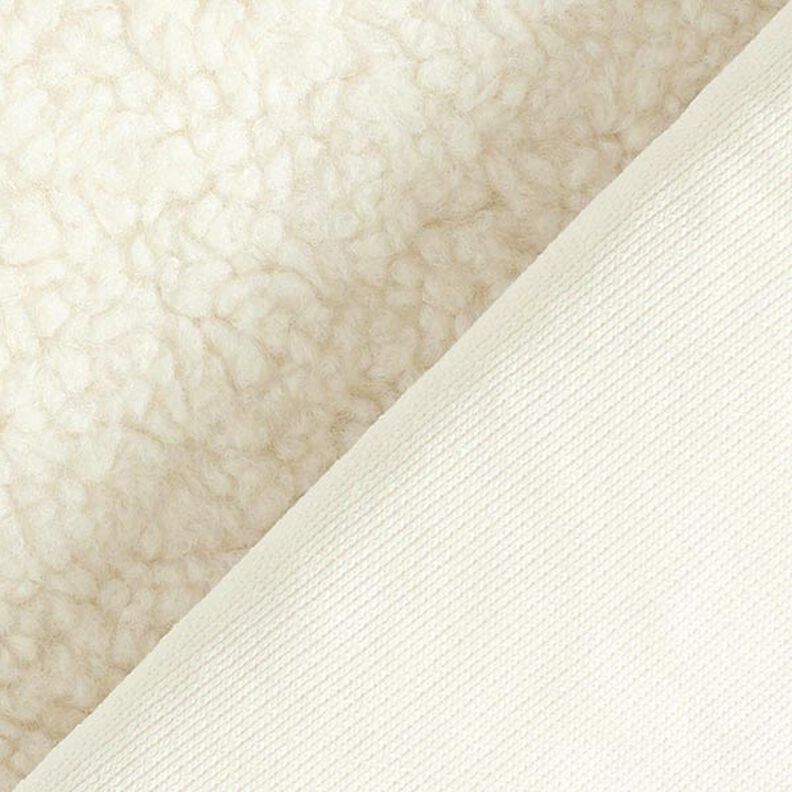 Tela de tapicería Teddy – blanco lana,  image number 3