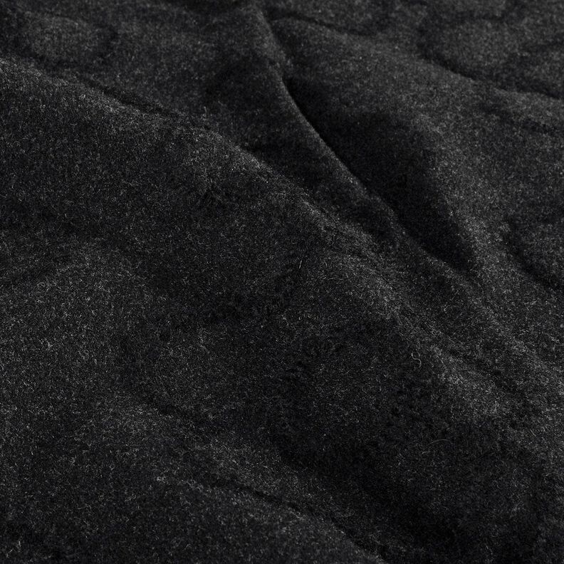 Tela para abrigos Flores sublimes – negro,  image number 2