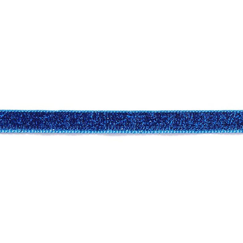 Cinta de felpa Metálico [10 mm] – azul real,  image number 2