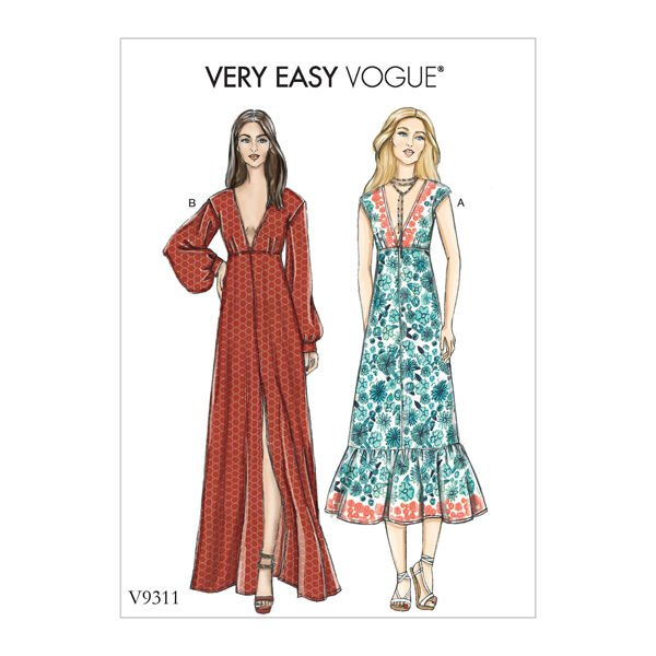 Vestido, Very Easy Vogue 9311 | 32 - 48,  image number 1
