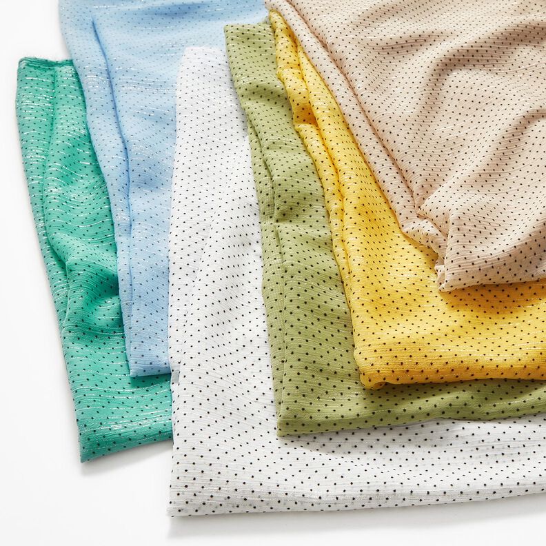 Gasa con purpurina puntos y rayas – naranja,  image number 6