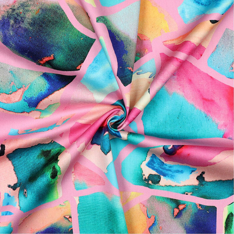 Satén de algodón Resonate Neon | Nerida Hansen – rosa,  image number 4