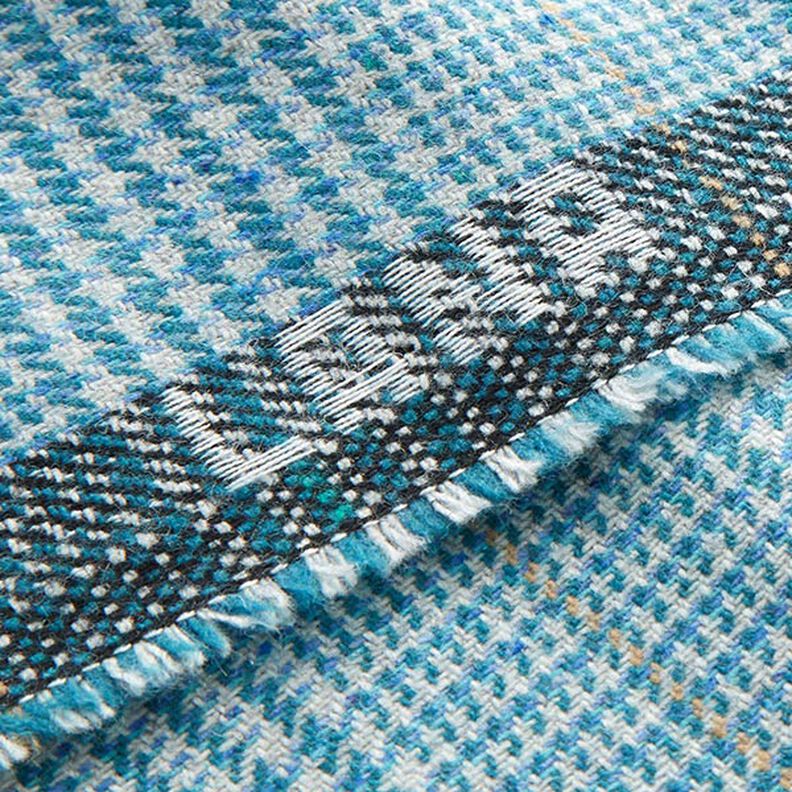 Tela de lana Príncipe de Gales – turquesa,  image number 5