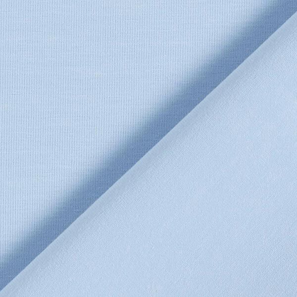 Tela de jersey de algodón Uni mediano – azul claro,  image number 5