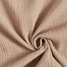GOTS Muselina de algodón de tres capas – beige oscuro,  thumbnail number 1