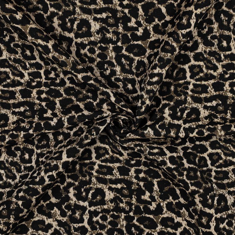 Jacquard Estampado leopardo – naturaleza/negro,  image number 3