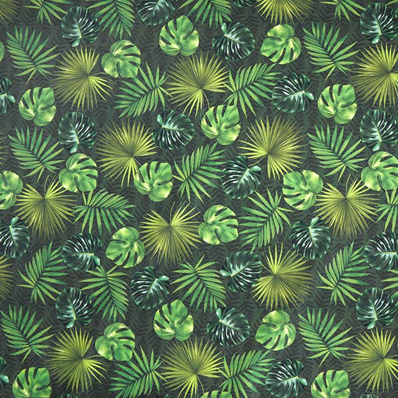Telas para exteriores Lona Hojas de palmera – oliva,  image number 1