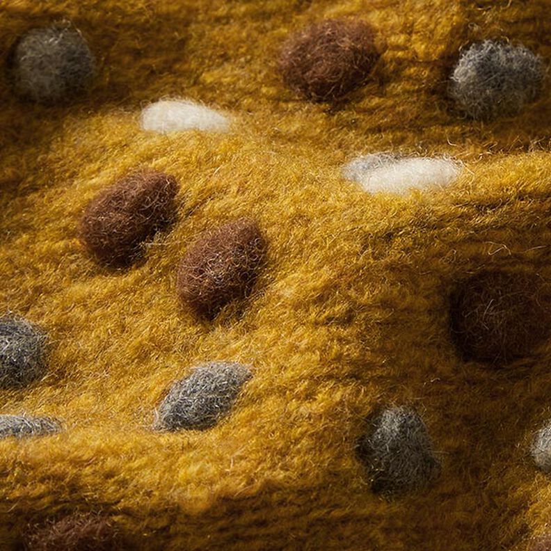 Punto de lana Granos de colores – amarillo curry,  image number 2