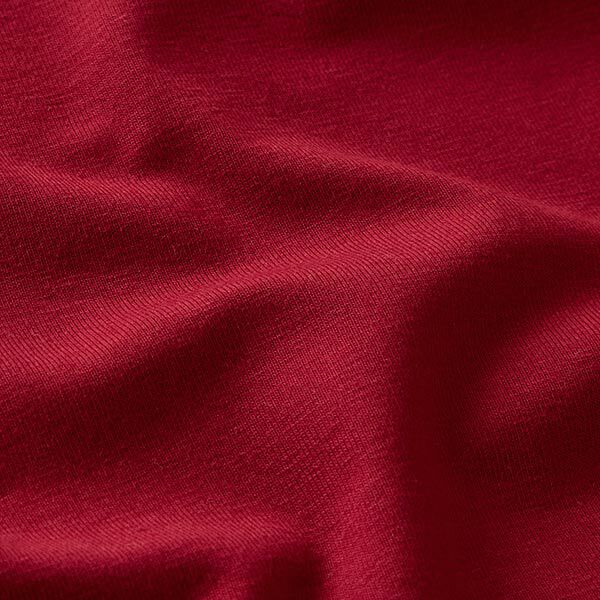 GOTS Tela de jersey de algodón | Tula – burdeos,  image number 2