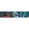 Cinta para cinturón  Floral [ Ancho: 40 mm ] – azul turquesa/azul marino,  thumbnail number 1