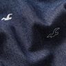 Tela vaquera ligera elástica con gaviotas – azul marino,  thumbnail number 3