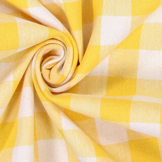 Tela de algodón Vichy - 1,7 cm – amarillo, 