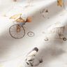 Tela de jersey de algodón Animales bebés andando Impresión digital – naturaleza,  thumbnail number 2
