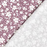 Tela de jersey de algodón Flores bicolor  – rosa viejo oscuro,  thumbnail number 4