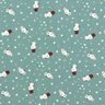 Tela de algodón Popelina Bonitos muñecos de nieve – caña,  thumbnail number 1