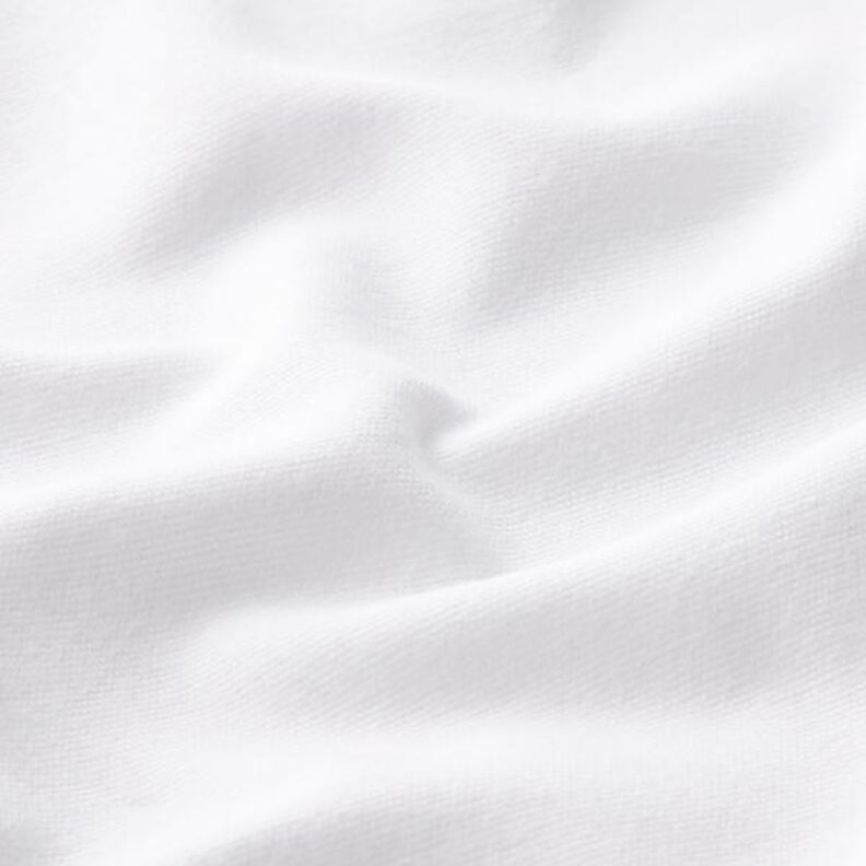 Franela de algodón Uni – blanco,  image number 3