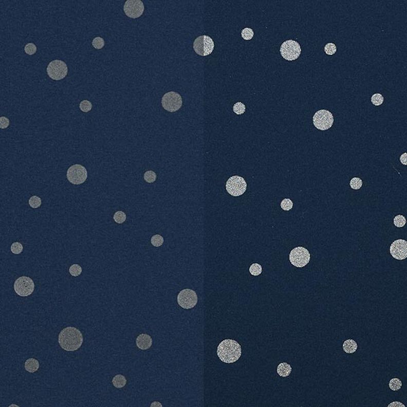Tejido Softshell Puntos reflectores – azul marino,  image number 1