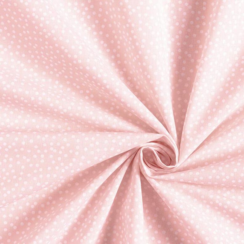 Tela de algodón Cretona puntos irregulares – rosado,  image number 4