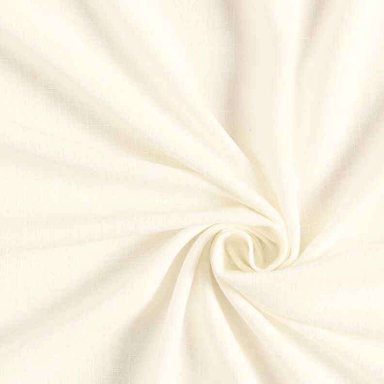 Tela de lino y viscosa – blanco lana,  image number 1