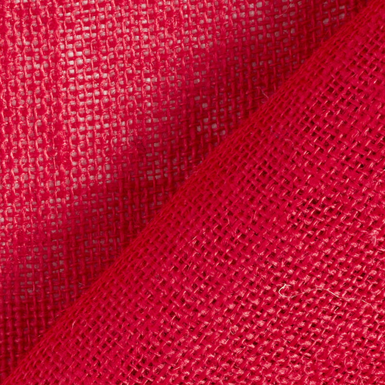 Tela decorativa Yute Uni 150 cm – rojo,  image number 4