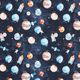 Felpa francesa Espacio exterior | by Poppy – azul noche – Muestra,  thumbnail number 1