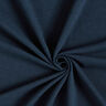 Tela de jersey mezcla de lino y algodón Uni – azul marino,  thumbnail number 1