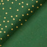 Tela de algodón Popelina Lunares finos – verde/dorado,  thumbnail number 4