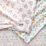 Tela de algodón PercalPequeñas flores y hojas – rosa/amarillo,  thumbnail number 5