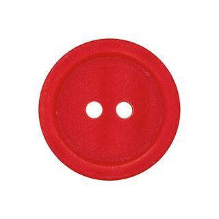 Botón de plástico de 2 agujeros Basic - rojo, 