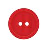 Botón de plástico de 2 agujeros Basic - rojo,  thumbnail number 1