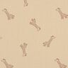 Tela de jersey de algod&oacute;n Jirafas &ndash; almendra,  thumbnail number 1