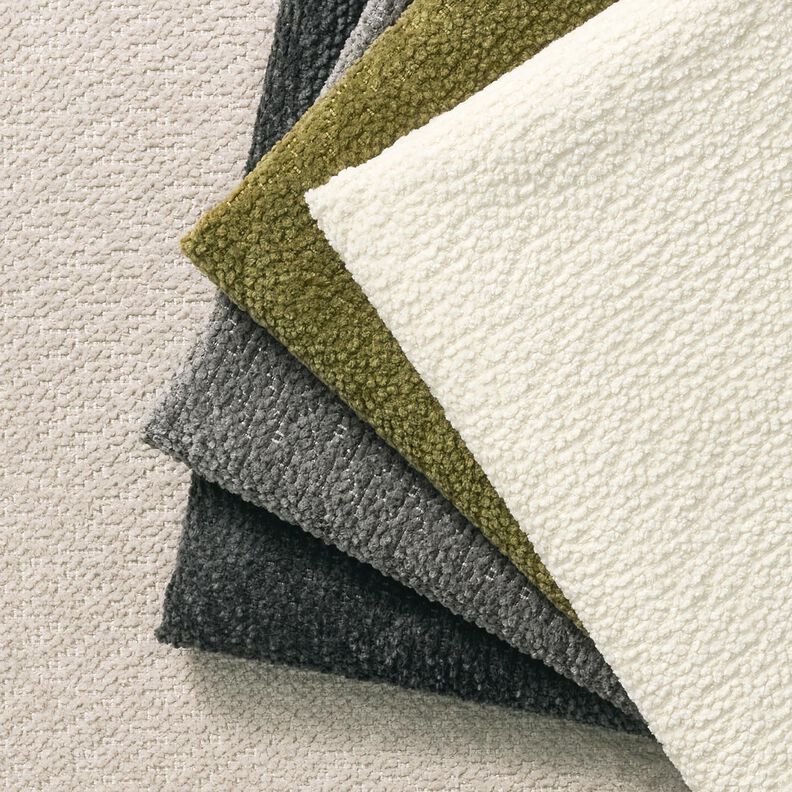 Tela de tapicería Pelo suave – gris plateado,  image number 4