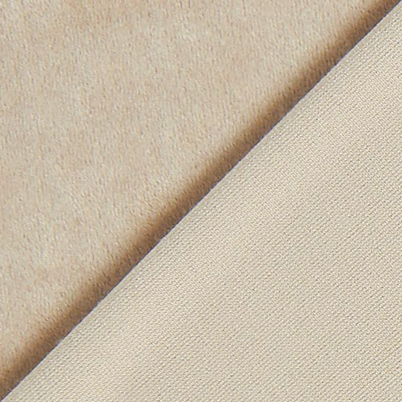 Terciopelo Stretch Tela de niqui – beige claro,  image number 3