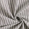 Mezcla de lino y algodón Rayas anchas – negro/blanco lana,  thumbnail number 3