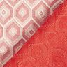 Jacquard stretch Rombos – coral,  thumbnail number 4