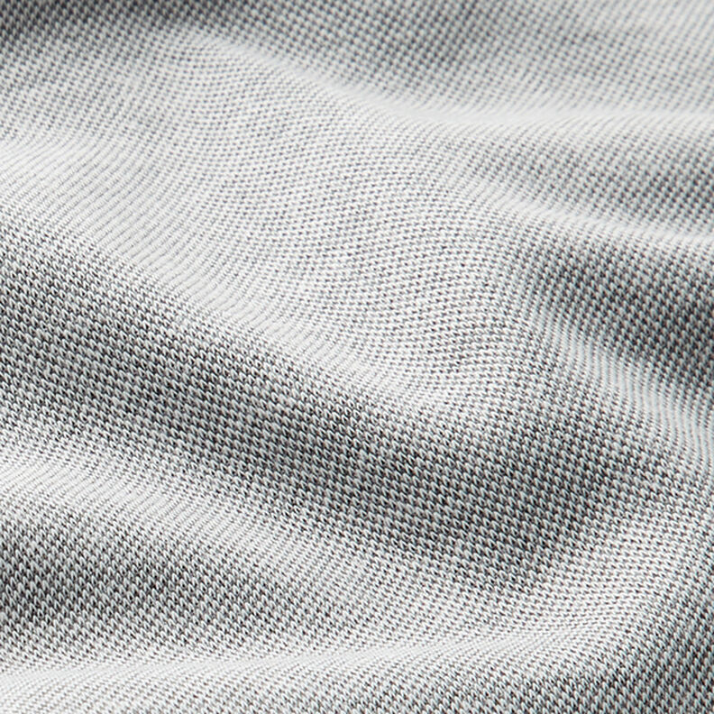Jersey piqué jaspeado – gris brumoso,  image number 2