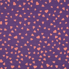 Tela veraniega Corazones | Poppy Fabrics – lila/rosa antiguo, 