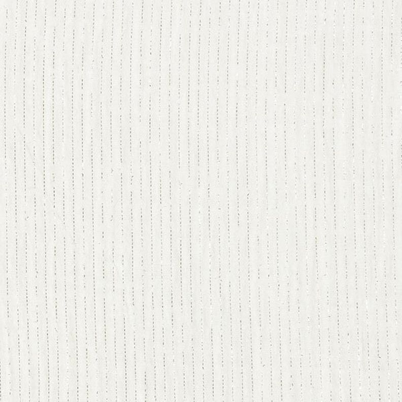 Muselina de algodón rayas brillantes – blanco,  image number 1
