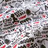 Popelina de algodón con licencia Snoopy Graffiti | Peanuts ™ – blanco,  thumbnail number 2