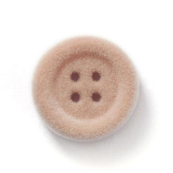 Botón de terciopelo 4 agujeros – rosa antiguo,  image number 1