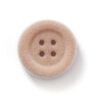 Botón de terciopelo 4 agujeros – rosa antiguo,  thumbnail number 1